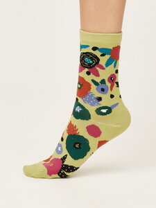 Socken Abstract Floral - Thought