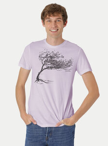 Bio-Herren-T-Shirt "Windy Tree" - Peaces.bio - handbedruckte Biomode