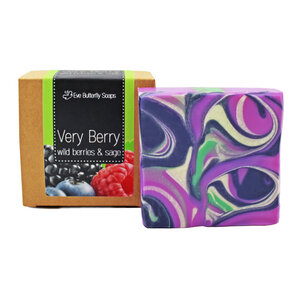 Naturseife "Very Berry" - Eve Butterfly Soaps