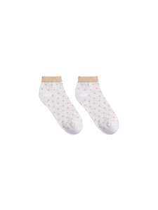 Sneaker Socken Punkte aus Bio-Baumwolle - LANIUS