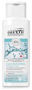 Basis Sensitiv 2 in 1 Duschgel (Flasche) - Lavera