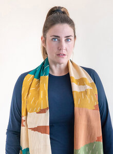 Weicher Schal aus 100% Bio-Baumwolle – Clouds - Djian Collection