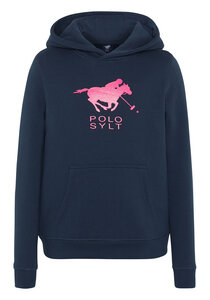 Mädchen-Hoodie mit Glitter-Logo - Polo Sylt