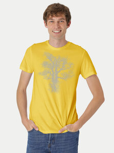 Bio-Herren-T-Shirt Chestnut - Peaces.bio - handbedruckte Biomode