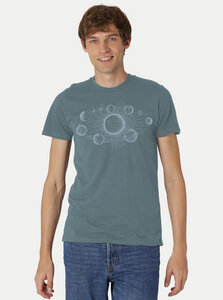 Bio-Herren-T-Shirt Sonnensystem - Peaces.bio - handbedruckte Biomode