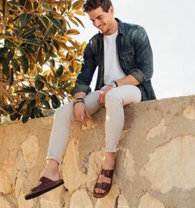 Herren Pantolette - Barna - Plakton