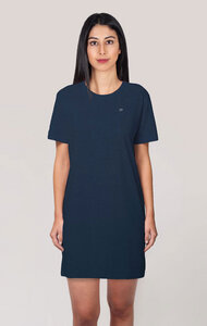 Frauen Kurzarm Kleid, T-Shirt Kleid aus Bio Baumwolle - vis wear