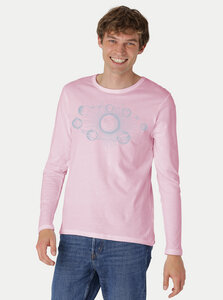 Bio-Herren-Langarmshirt Sonnensystem - Peaces.bio - handbedruckte Biomode
