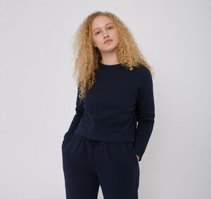 Boxy Sweatshirt Damen - Organic Basics