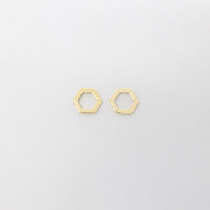 Ohrstecker 'open hexagon' - fejn jewelry