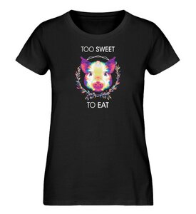 Too sweet to eat - Damen Organic T-Shirt - Team Vegan