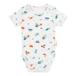 Baby Kurzarmbody 100% Bio-Baumwolle, handgemacht in Deutschland - SlumberOrganix