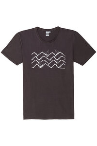 Herren T-Shirt mit Wellen und Booten aus Biobaumwolle, Made in Portugal ILP06 - ilovemixtapes
