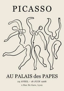 Poster / Leinwandbild - Picasso - Au Palais des Papes - Photocircle