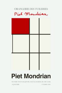 Poster / Leinwandbild - Piet Mondrian – Orangerie des Tuileries - Photocircle