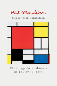 Poster / Leinwandbild - Piet Mondrian – Centennial Exhibition - Photocircle