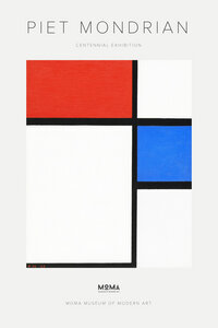 Poster / Leinwandbild - Piet Mondrian – Centennial Exhibition – MOMA - Photocircle