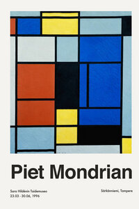 Poster / Leinwandbild - Piet Mondrian – Sara Hildénin Taidemuseo - Photocircle