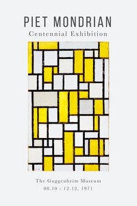 Poster / Leinwandbild - Piet Mondrian – Centennial Exhibition - Photocircle