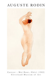 Poster / Leinwandbild - Caresse, moi danc, chéri von Auguste Rodin - Photocircle