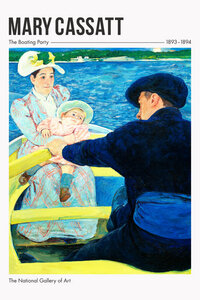 Poster / Leinwandbild - The Boating Party von Mary Cassatt - Photocircle