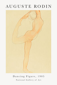 Poster / Leinwandbild - Dancing Figure von Auguste Rodin - Photocircle