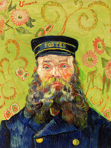 Poster / Leinwandbild - Vincent van Gogh: Der Postbote (Joseph Roulin) - Photocircle