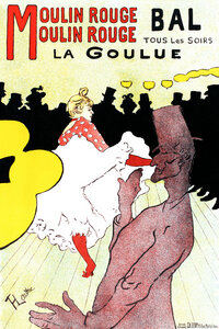 Poster / Leinwandbild - Henri de Toulouse-Lautrec: Affiche pour le Moulin Rouge  - Photocircle