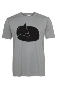 Herren T-Shirt mit Fuchs aus Biobaumwolle, Made in Portugal ILP06 - ilovemixtapes