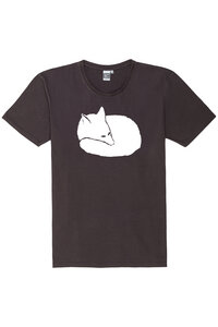 Herren T-Shirt mit Fuchs aus Biobaumwolle, Made in Portugal ILP06 - ilovemixtapes