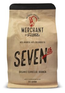 Merchant's Seven ́th Bio Espresso ganze Bohne 250g - Merchant & Friends