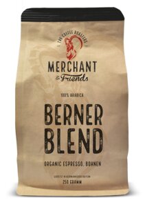 Merchant's Berner Blend Bio Espresso ganze Bohne 250g - Merchant & Friends