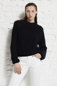 Damen Pullover aus Bio Baumwolle "Turtleneck knitmix" - Wunderwerk