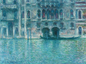 Poster / Leinwandbild - Claude Monet: Palazzo da Mula, Venedig - Photocircle