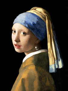 Poster / Leinwandbild - Johannes Vermeer: Mädchen mit dem Perlenohrring - Photocircle