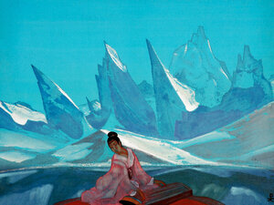 Poster / Leinwandbild - Nicholas Roerich: Kuan-Yin - Photocircle