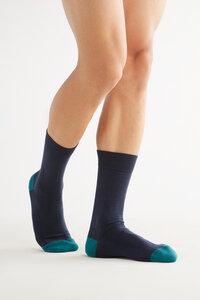 ALBERO - 3 Paar Strümpfe Socken aus Bio-Baumwolle - Albero