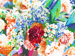 Poster / Leinwandbild - Bloom With Grace - Photocircle