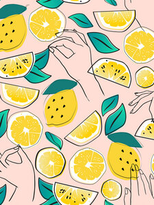 Poster / Leinwandbild - In Lemons We Trust - Photocircle