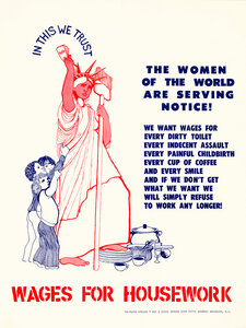 Poster / Leinwandbild - In this we trust : the women of the world are serving notice! - Photocircle