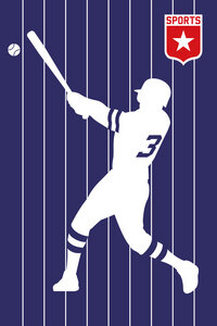 Poster / Leinwandbild - Baseball - Photocircle