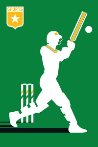 Poster / Leinwandbild - Cricket - Photocircle