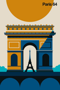Poster / Leinwandbild - Paris 64 - Photocircle