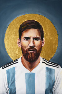 Poster / Leinwandbild - Lionel Messi - Photocircle