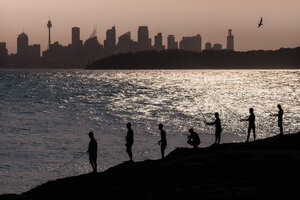 Poster / Leinwandbild - Sydney Fishermen - Photocircle
