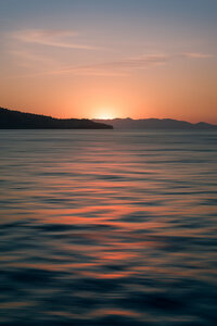 Poster / Leinwandbild - Ocean Horizon Sunset - Photocircle