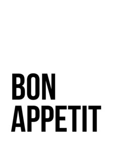 Poster / Leinwandbild - Bon Appetit No5 - Photocircle