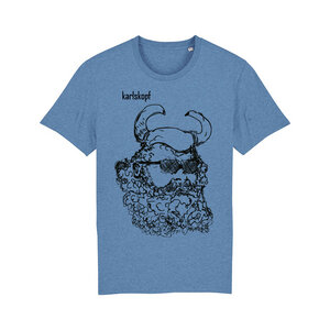 Print T-Shirt Herren | WIKINGER | 100% Bio-Baumwolle - karlskopf