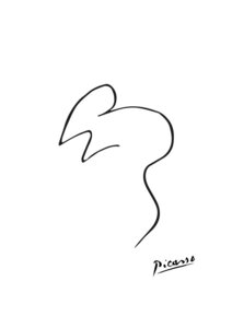 Poster / Leinwandbild - Picasso - Maus - Photocircle