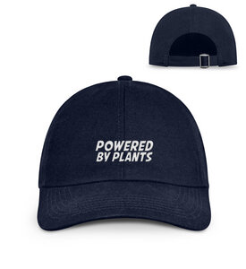 Powered by plants - Organic Baseball Kappe mit Stick - Team Vegan